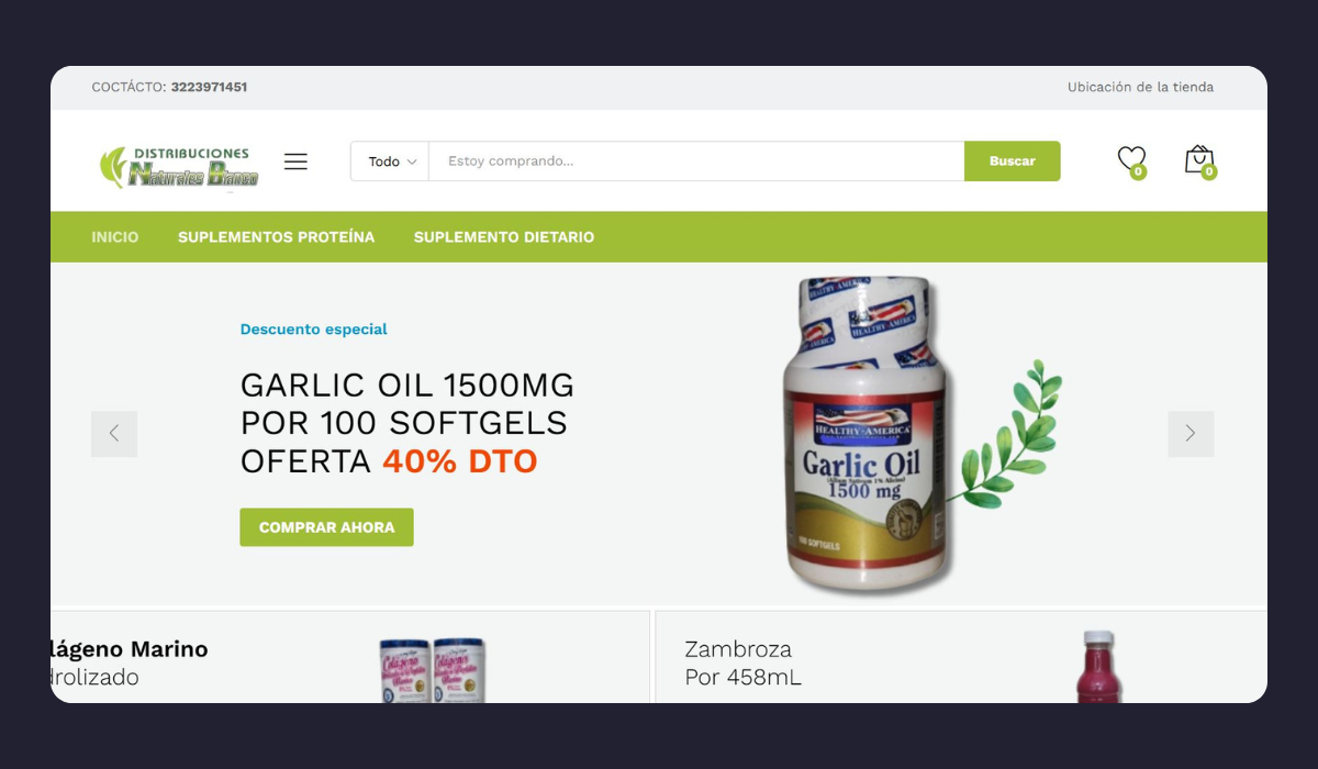 Distribuciones Naturales Blanco